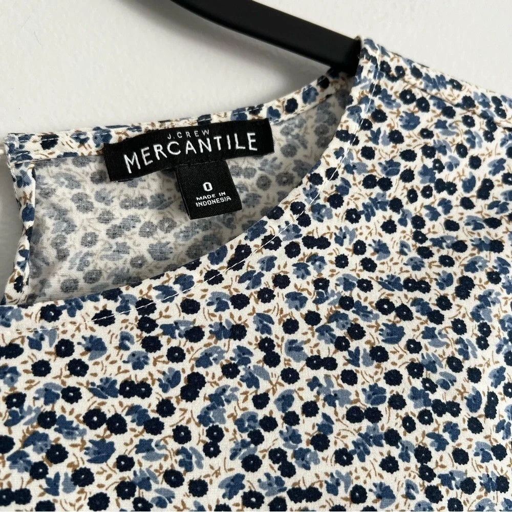 J. Crew Black and White Bell Sleeve Blouse